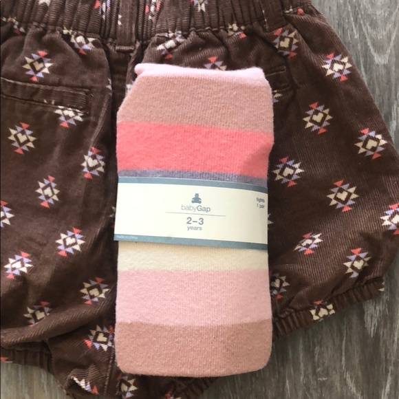 Gap dessert rose shorts and tights set - Picture 5 of 5